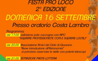 Festa ProLoco 2°ediz. – Palo della Cuccagna